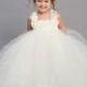 Flower girl dress - Tulle flower girl dress - Ivory Dress - Tulle dress-Infant/Toddler - Pageant dress - Princess dress - Ivory flower dress