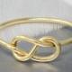 14k gold ring, infinity knot ring, solid gold ring, promise ring, commitment ring, purity ring, yellow white or pink gold