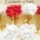 Wedding Rustic Paper Flowers Bouquet/ Wedding Bouquet/ Rustic Wedding/ Wedding Decor/ White Flowers/ Bridal/ Bridesmaid