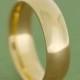 24k Gold Ring, Yellow Gold Wedding Band, Solid Gold Ring For Men or Women