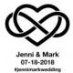 Wedding Tattoo - Infinity Heart with Hashtag & Date Bulk Packages