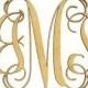 Wooden Monogram - Unfinished, Cursive Wooden Letter - Perfect for Crafts, DIY, Weddings - Sizes 1" to 42"