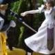 Amiibo Custom Link/Princess Zelda White/Wedding dress video game wedding cake toppers Legend of Zelda figure Bride and groom