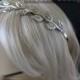 Silver Goddess Laurel circlet (Muse Design, 3 color option) Vine Leaf circlet headband elven crown for Wedding,larp,vintage 1940s bride