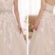 Elegant A-line Sweetheart Lace Appliques Wedding Dress