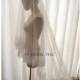 Custom Bridal Veil, Vintage Inspired, Chantilly Lace Veil, Mantilla Style or with Blusher. Waltz, Floor, Chapel, Cathedral Bridal Veil