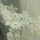 2 Layer  bridal veil Wedding veil - white ivory veil - veil complex Gulei Si - Crystal + comb, fingertip veil,