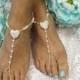 Heart barefoot sandals
