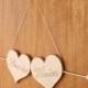 Hearts wooden with arrow, full custom ideal wedding gift, direction marriage Panel, decoration, sign