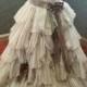 Steampunk Wedding Dress Custom Made Rustic Bridal Gown with Optional Sprockets and Gears