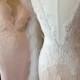 Vintage inspired wedding dress Alternative Lace dreams in White /Ivory or Palest Pink
