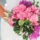 Modern Breezy Blue, Pink And White Grecian Wedding Shoot - Weddingomania