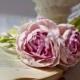 peony flower barrette, hair barrettes with artificial spring flowers, peonies, wedding flowers, wedding hair flowers