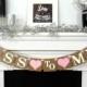 Wedding Garland / Miss to Mrs. Banner / Bridal Shower / Bachelorette / Bride to Be / Banner / Customize to your Colors