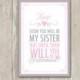Digital File: Will You be my Bridesmaid Card for Sister in Law 