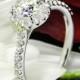 Platinum Ritani 1RZ1323 Halo Diamond Engagement Ring