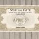 Wedding invitation Harry Potter - Save the Date Train Ticket Platform 9 3/4 Hogwarts Express - Digital file