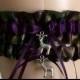 Plum/Purple Camouflage Wedding Garter Set, Bridal Garter Set, Camo Garter, Keepsake Garter, Prom Garter