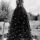 Custom Made - Black Crystal Couture Straples Wedding Dress