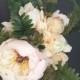 Succulent, blush peony, fern keepsake bridal bouquet