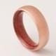 Copper Wedding Band // Copper Wood Ring // Red Cedar Ring // Man Ring // mens wood wedding band