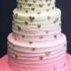 Wedding White and Pink Cake