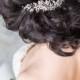 Bridal hair comb Crystal hair comb Bridal headpiece Bridal hair vine Bridal hair piece   Wedding hair comb Decorative comb