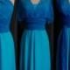 Turquoise Blue Lace Bridesmaids Infinity Dress ...67 Colors... Wedding, Party, Prom, Holiday