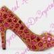 high quality summer new sexy fashion hot India women fuchsia diamond high heels bride wedding pumps Peep toe shoes from Reliable shoes oxford suppliers on Aido Crystal