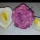 3 Edible Flowers / 1 ROSE and 2 ROSES / Any color / Gum paste / Fondant / Cake decoration / Cake topper / Sugar flower