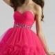 A-line Sweetheart Sleeveless Tulle Cocktail Dresses With Beaded Online Sale at GBP89.99