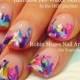 Neon Rainbow Marble Nails! - No Water Needed Nail Art Tutorial