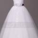 Princess Wedding Dress Available with Detachable Burgundy Sash W875