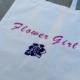 Flower girl tote bag, flower girl gift, custom flower girl tote, beach wedding flower girl tote, flower girl gift bag