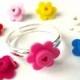 Flower Ring - Handmade with LEGO(r) flowers