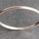 SALE - 14K Solid Rose Gold Skinny Ring - 1mm Simple Band - Smooth, Matte or Hammered - 18 Gauge