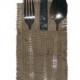 Rustic burlap Cutlery holders, Rustic wedding table cutlery, burlap cutlery holders, burlap silverware pocket, burlap cutlery,