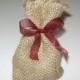 Rustic wedding burlap favor bag, Wedding favor bag, burlap favor bag for wedding, burlap wedding, bag with ribbon,