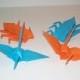 Wedding origami crane, Set of 100 wedding crane, wedding decor origami crane, blue crane, orange crane, origami crane, decoration crane