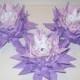 10 origami crane flower, origami crane, wedding decoration crane flower, centerpiece, origami paper flower bouquet, table decoration