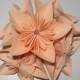Paper origami flower, kusudama flower, kusudama origami flower, set of 100 origami flower, paper flower for wedding, wedding flower