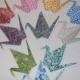 Set of 100 Origami Paper Wedding Crane, Wedding Crane, Origami Crane, Handmade Crane, Wedding Decoration Crane,