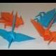 Origami Crane, wedding crane, Set of 1000 wedding decor origami crane, blue crane, orange crane, origami crane, decoration crane