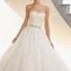 2016 New Strapless Wedding Dresses Beaded Sash Applique Tulle Bridal Gowns Beads Wedding Dress Lace Up Online with $119.6/Piece on Hjklp88's Store 