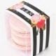 Roses And Stripes Favor Box