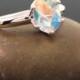 Mystic topaz ring, rainbow topaz ring - size 7 - mystic ring - white topaz - topaz ring 9x7 mm, buy one get one free, free earrings