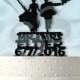 Epic Star Wars with Last Name and Date  inspired Cake Topper