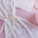 Ready to Ship - Lace Robe for Bride, Bridal Gift, Bachelorette party Gift, Honeymoon, Lace Kimono, Wedding Gift, I do, White Lace