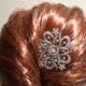 Vintage style rhinestone hair comb, wedding hair accessories,bridal hair comb crystal, wedding hair comb rhinestone,bridal headpieces Tamara