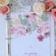 Wedding Planner Printable with Floral Design, Wedding Planning Book, Wedding planning Guide